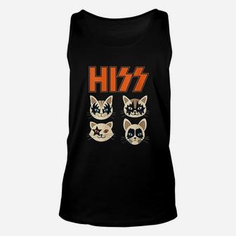 Hiss Funny Cats Kittens Unisex Tank Top | Crazezy DE