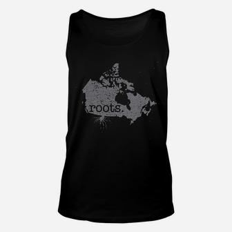 Home Roots Country Canada Unisex Tank Top - Thegiftio UK