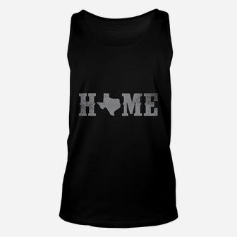 Home Texas State Unisex Tank Top | Crazezy