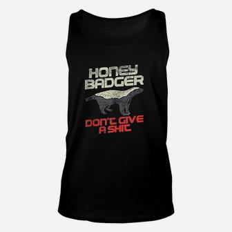 Honey Badger Dont Give A Sht Unisex Tank Top | Crazezy CA