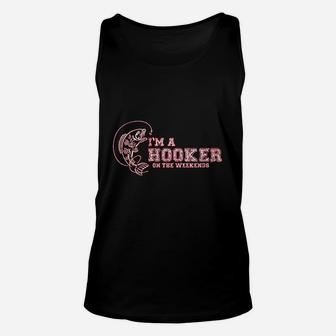 Hooker On The Weekend Unisex Tank Top | Crazezy CA