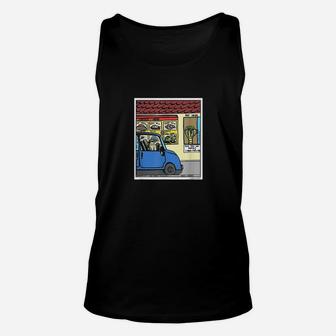 Hungry Snake Drive Thru Funny Reptile Lover Gift Unisex Tank Top | Crazezy CA