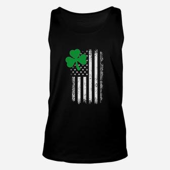 Hunt Shamrock Flag Stars And Stripes Muscle Irish St Patricks Day Unisex Tank Top | Crazezy