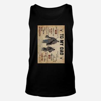 Hunting To My Dad I Know It's Not Easy For A Man Unisex Tank Top - Monsterry UK