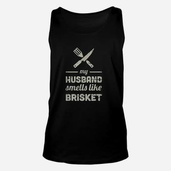 Husband Brisket And Barbecue Grill Unisex Tank Top | Crazezy