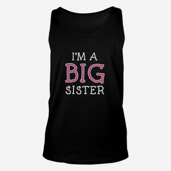 I Am A Big Sister Cute Unisex Tank Top | Crazezy UK