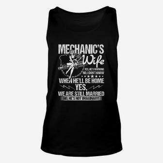 I Am A Mechanics Wife Unisex Tank Top | Crazezy