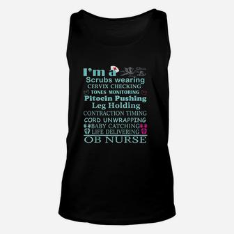 I Am A Nurse Life Delivering Unisex Tank Top | Crazezy DE