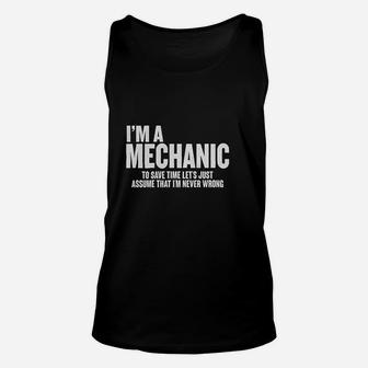 I Am An Mechanic Unisex Tank Top | Crazezy CA