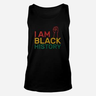 I Am Black History Heritage Black History Month Unisex Tank Top - Thegiftio