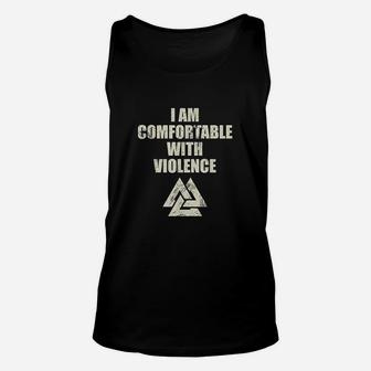 I Am Comfortable With Viking Unisex Tank Top | Crazezy