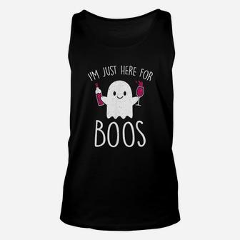 I Am Just Here For Boos Unisex Tank Top | Crazezy AU