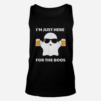 I Am Just Here For The Boos Unisex Tank Top | Crazezy AU