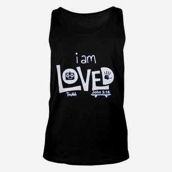 I Am Loved Unisex Tank Top | Crazezy