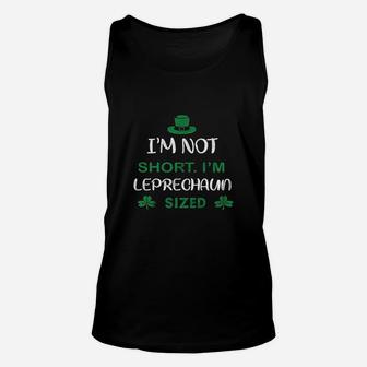 I Am Not Short I Am Leprechaun Sized Unisex Tank Top - Thegiftio UK
