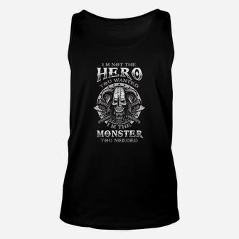 I Am Not The Hero You Wanted Unisex Tank Top | Crazezy AU
