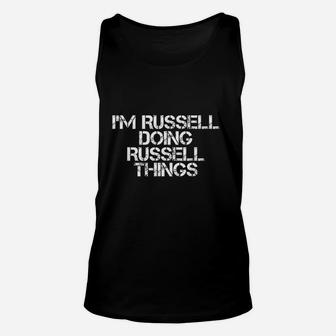 I Am Russell Doing Russell Things Unisex Tank Top - Thegiftio UK