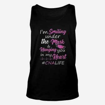 I Am Smiling Under The Make And Hanging You In My Heart Unisex Tank Top | Crazezy