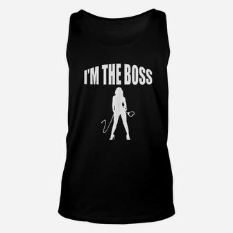 I Am The Boss Unisex Tank Top | Crazezy DE