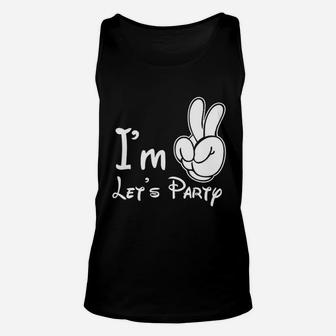 I Am Two Lets Party 2Nd Birthday Unisex Tank Top | Crazezy DE