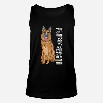 I Am Your Friend Your Partner Your German Shepherd Dog Gifts Unisex Tank Top | Crazezy CA