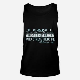 I Can Do All Things Unisex Tank Top | Crazezy