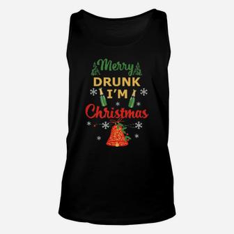 I Do It For The Ho's Santa Inappropriate Unisex Tank Top - Monsterry DE