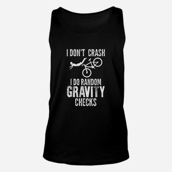I Dont Crash I Do Random Gravity Checks Unisex Tank Top | Crazezy