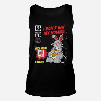I Don't Eat My Homies Vegetarian Vegan Day Animal Lover Unisex Tank Top | Crazezy UK