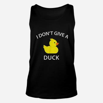 I Dont Give A Duck Unisex Tank Top | Crazezy DE