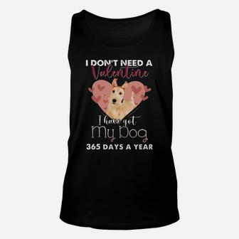 I Dont Need A Valentine I Have Got My Wheaten Scottish Terrier Unisex Tank Top - Monsterry CA