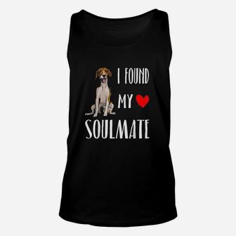 I Found My Soulmate American Dog Lover Unisex Tank Top | Crazezy UK