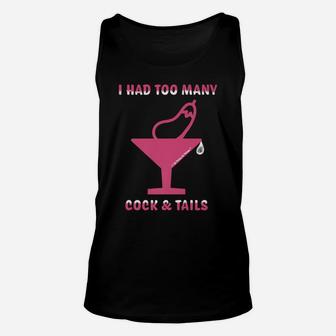 I Had Too Many Cocktails X Call Me A Wuber Unisex Tank Top | Crazezy DE