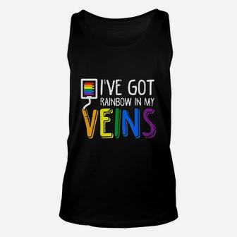 I Have Got Rainbow In My Veins Unisex Tank Top | Crazezy
