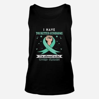 I Have Tourette's Syndrome Awareness Unisex Tank Top | Crazezy