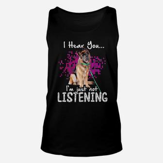 I Hear You Im Just Not Listening Unisex Tank Top - Monsterry UK