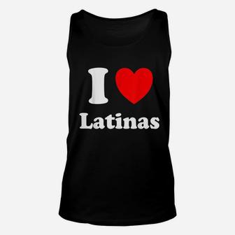 I Heart Latinas I Love Latinas Unisex Tank Top - Thegiftio UK