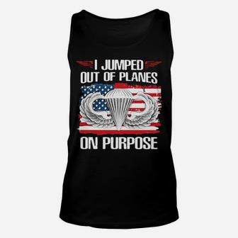 I Jump Out Of Plant Unisex Tank Top - Monsterry UK