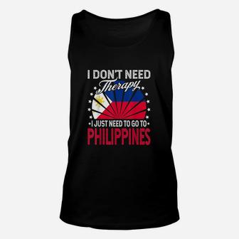 I Just Need To Go To Philippines Unisex Tank Top | Crazezy DE