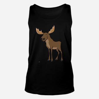 I Just Really Like Moose Ok Funny Canadian Moose Unisex Tank Top | Crazezy CA