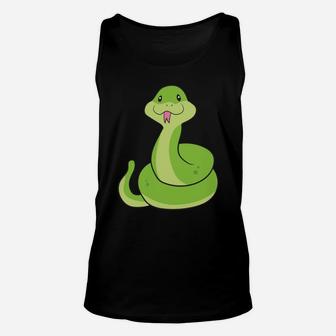 I Just Really Like Snakes Ok Funny Snake Reptile Python Unisex Tank Top | Crazezy