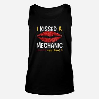 I Kissed A Mechanic Unisex Tank Top - Monsterry AU