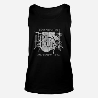 I Know Things Unisex Tank Top | Crazezy
