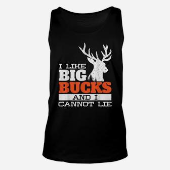 I Like Big Bucks Women Hunter Duck Hunt Unisex Tank Top | Crazezy