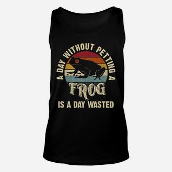 I Like Frog Funny Frog Lover Cute Vintage Animal Pet Cute Unisex Tank Top | Crazezy DE