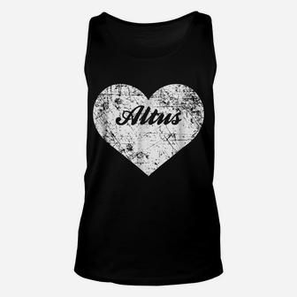 I Love Altus Shirt, Funny Cute Oklahoma Gift Souvenir Unisex Tank Top | Crazezy UK