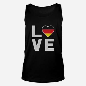 I Love Germany German Flag Deutschland Octobeerfest Women Unisex Tank Top | Crazezy