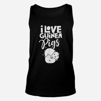 I Love Guinea Pigs Animal Cute Lover Guinea Pig Pet Unisex Tank Top | Crazezy DE