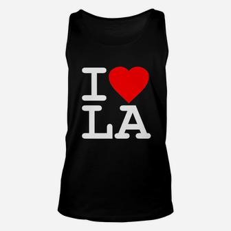 I Love La Los Angeles Unisex Tank Top | Crazezy