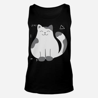 I Love Math And Cats Funny Cat Lover And Math Teacher Sweatshirt Unisex Tank Top | Crazezy DE